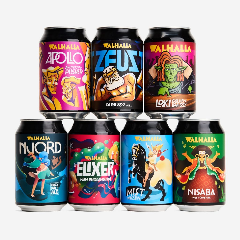 WALHALLA ZEUS APOLLO LOKI ELIXER MIST NISABA NJORD IPA DIPA PILSNER LAGER PALE ALE WEIZEN